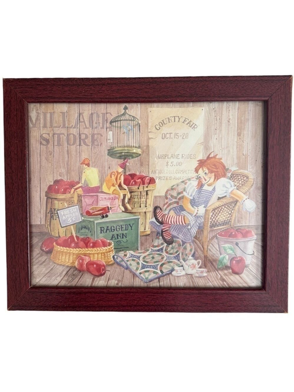 Raggedy Ann Country Fair Print